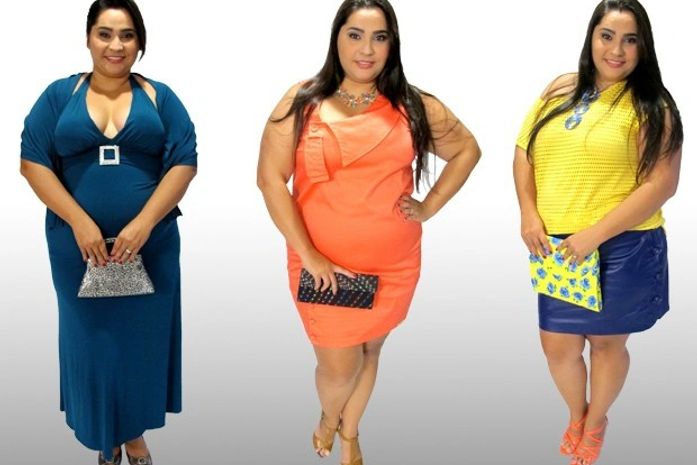 Modelo plus size posa para fotógrafo em estúdio de Santos, SP