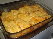 Prático: Batata Gratinada com Molho Cheddar e Bacon