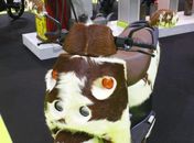 'Moto-vaca' é destaque em ala de customização do Salão de Milão