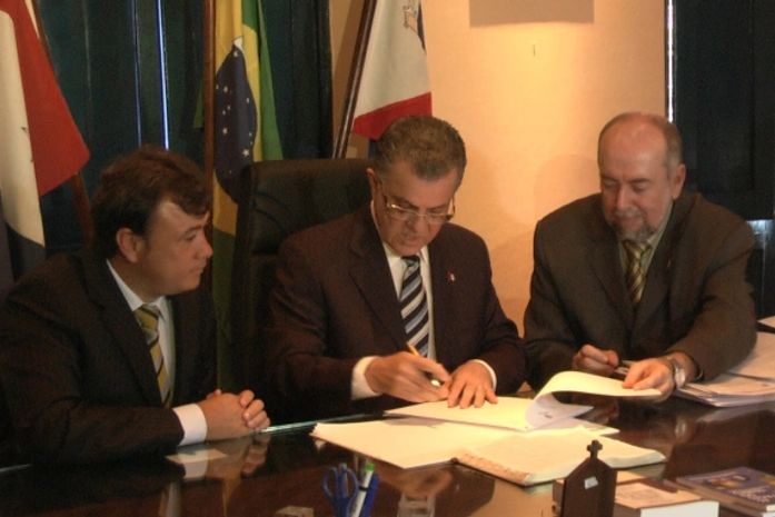 Sebastião Costa Filho, Prefeito Cristiano Matheus e o secretário Álvaro Machado