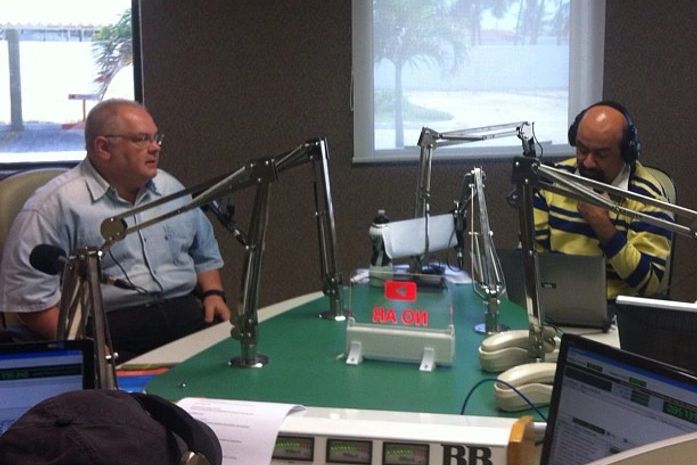 Omar Coelho na rádio O Jornal com Marcos Rodrigues