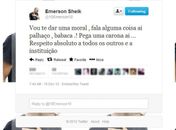 Emerson esbraveja no Twitter após título: fala alguma coisa, babaca