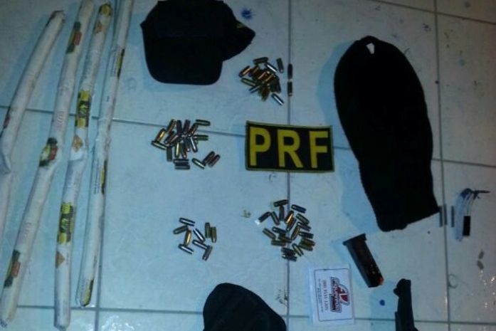 PRF apreende explosivos e armamentos no sertão alagoano