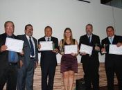 Os ganhadores do troféu Cidadfao Zé Aprigio