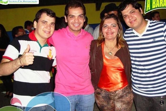 Família Garrote: da esquerda para direita Tel, Arlindo, a matriarca Ângela e Toninho Garrote.