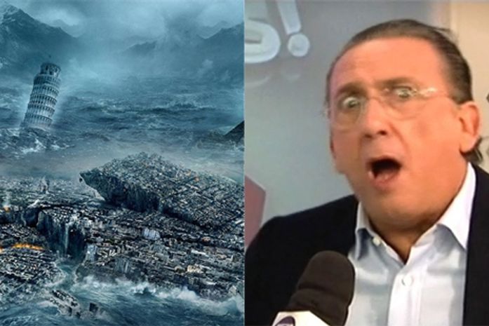 Galvão Bueno narra o fim do mundo. Divirta-se!