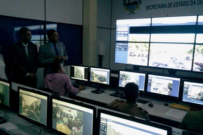 Sala de videomonitoramento