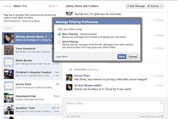 Facebook testa pagamento para enviar mensagem a desconhecidos
