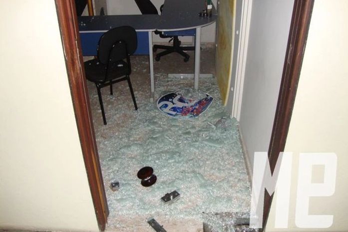 Escritório jurídico próximo ao local da explosão