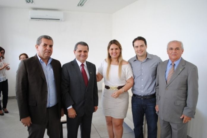Na inauguração do IFal em Piranhas Renan Filho estava presente com desembargador Washington Luiz, prefeita Mellina Freitas e o reitor do Ifal, Sergio Teixeira