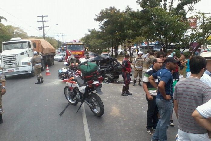 Trânsito está intenso no local