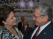 Dilma Rousseff e Teotonio Vilela