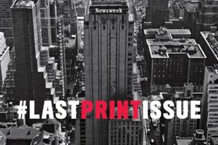 Revista 'Newsweek' divulga capa da última edição em papel
