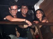 Mariana Rios e Di Ferrero curtem noite ao lado de Bruno De Luca