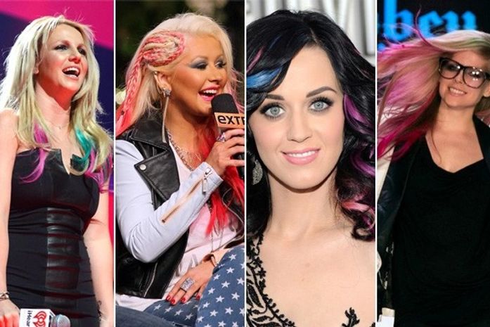 Lingerie colorida? Mechas nos fios para os desejos de réveillon