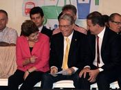 Dilma, Teotonio e Eduardo Campos no só palanque em 2014