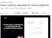 Exame confirma virgindade de capa da 'Playboy', diz site
