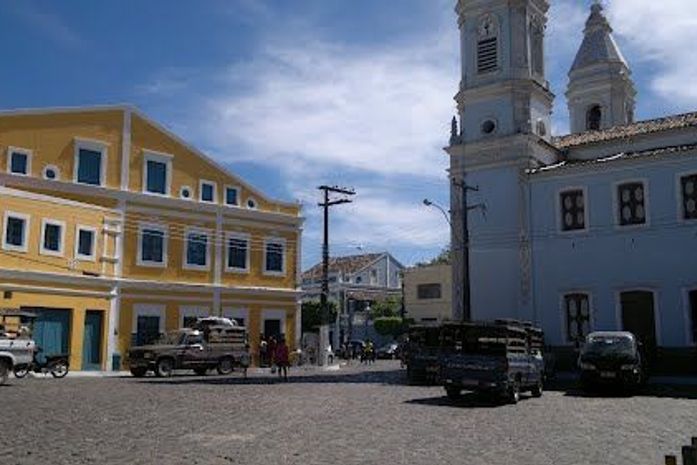 Centro da cidade de Água Branca