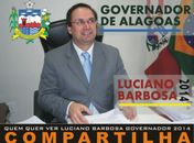 Prefeito de 
Arapiraca, Luciano Barbosa (PMDB), tendo o nome como possível candidato