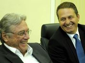 Governador  Teotonio Vilela Filho (PSDB) e governador de Pernambuco, Eduardo Campos