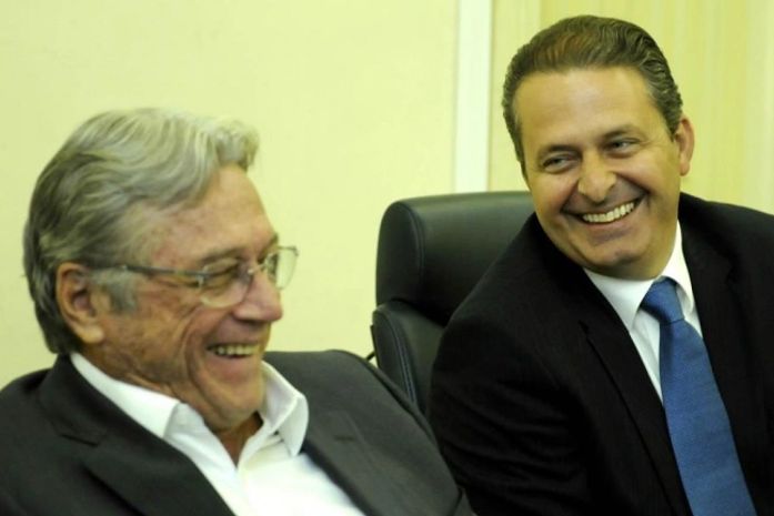 Governador Teotonio Vilela Filho (PSDB) e governador de Pernambuco, Eduardo Campos