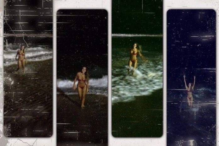 Ex-BBB Adriana toma banho de mar à noite: 'Todos deveriam fazer isso'