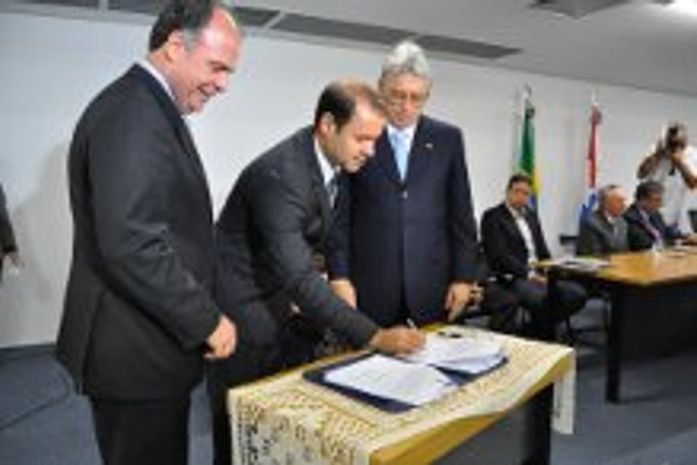 Ministro Fernando Bezerra, Marcos Fireman e Teotonio