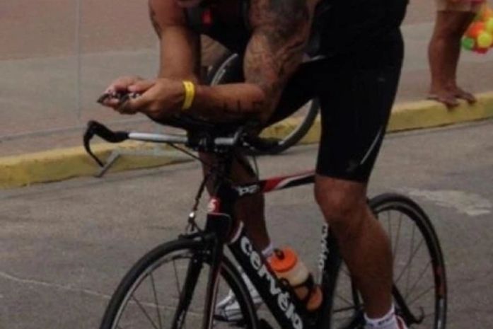Sebastião Muniz Falcão na bike