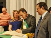 Yale Fernandes fez agradecimentos especiais durante sua posse como vice-prefeito