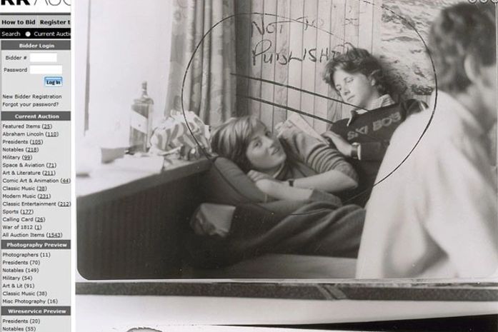 Foto 'impublicável' de Diana será leiloada nos EUA