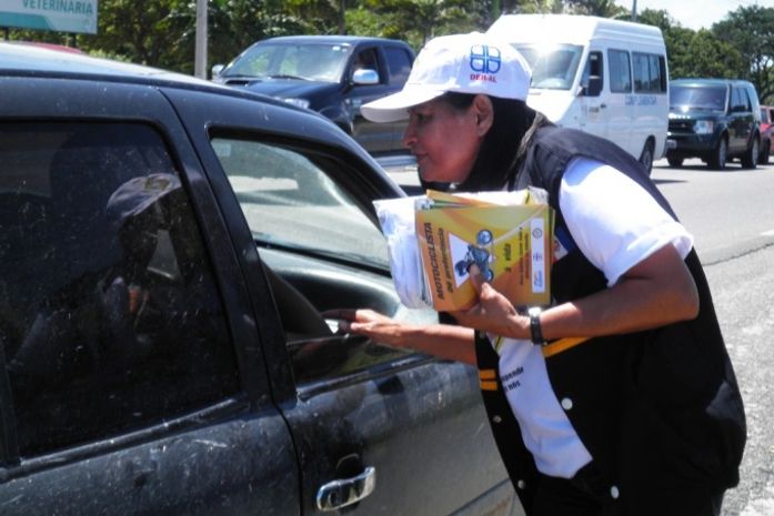 DER dá continuidade à campanha de segurança no trânsito