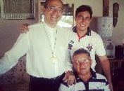 Bispo Dom Falcao com os amigos em Palmeira dos Indios