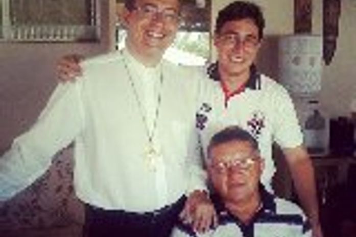 Bispo Dom Falcao com os amigos em Palmeira dos Indios