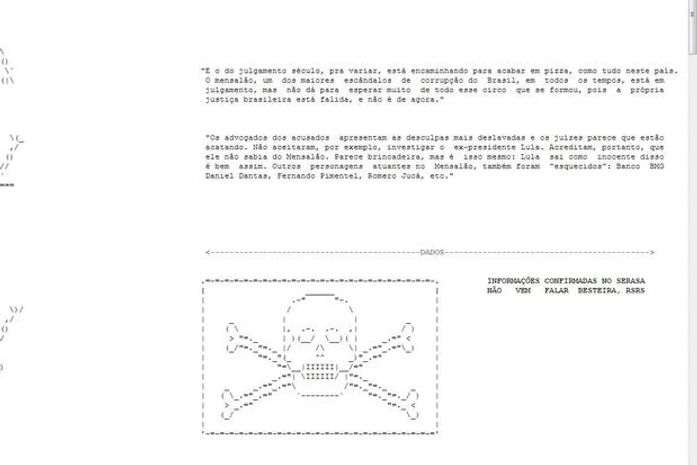 Após condenados do mensalão, hacker divulga dados de Lula