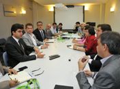 Reunião aconteceu na Superintendência da Caixa Econômica