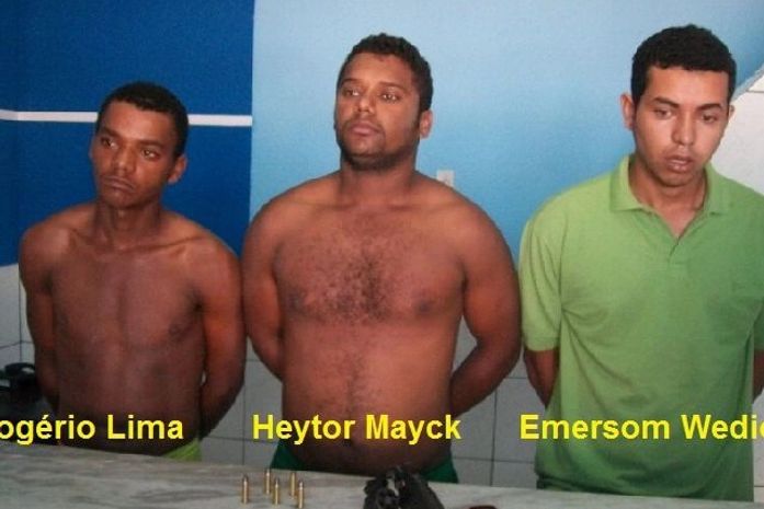 Acusados de roubos a supermercados são presos