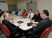 Componentes da Reunião entre a Secretaria de Segurança Comunitária e Cidadania e a Secretaria de Estado de Defesa Social