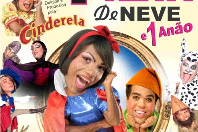 Chega a Maceió o espetáculo de humor Preta de Neve e 1 Anão