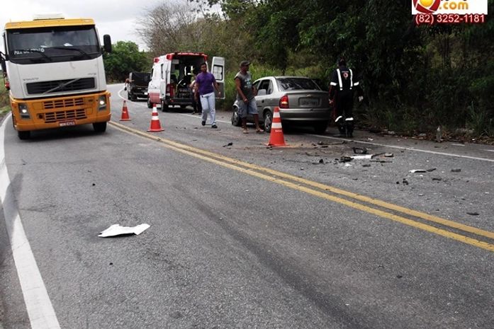 Grave acidente na entrada da cidade
