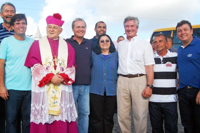 Políticos se encontram em Penedo na festa de Bom Jesus dos Navegantes 