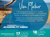 No Verão Academia Fit Arena realiza aulas na Praia