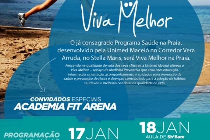 No Verão Academia Fit Arena realiza aulas na Praia