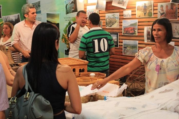 Traipu expõe artesanato e gastronomia na feira dos Municípios