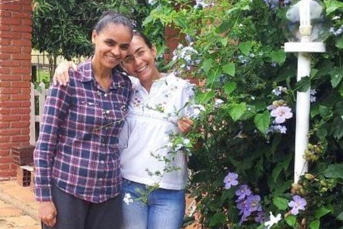 Marina Silva e a amiga Heloisa Helena