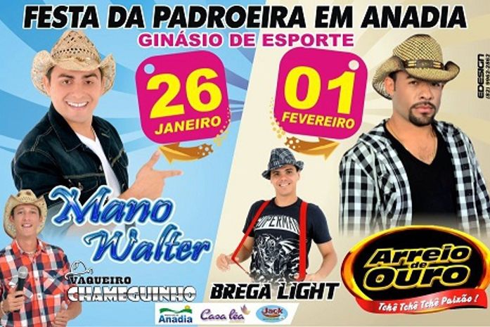 Mano Walter e muito mais em Anadia