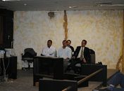 Júnior e Jorge Pagão durante julgamento