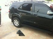 Carro do prefeito foi arrombado em plena Fernandes Lima