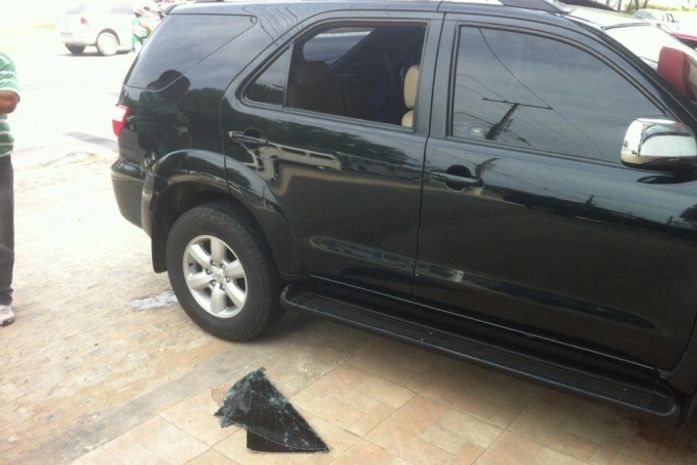 Carro do prefeito foi arrombado em plena Fernandes Lima