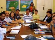 Marcius Beltrao e sua equipe em Penedo