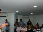 Rui Palmeira durante encontro com conselheiros tutelares